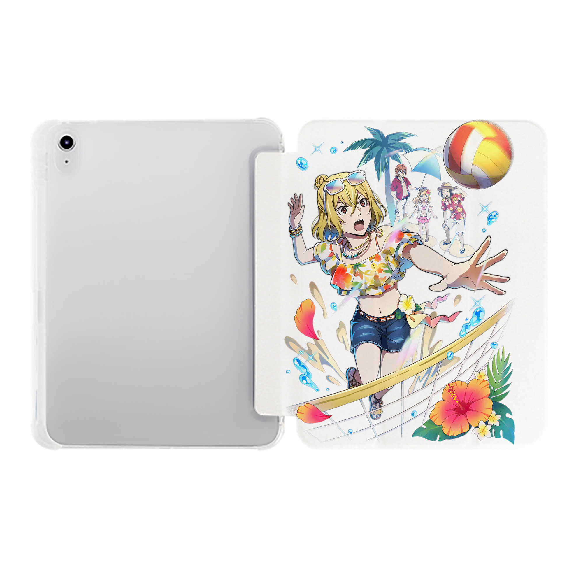 （画像用） 文豪ストレイドッグス Bungo Stray Dogs IPad ケース ペン収納付き 三つ折りスタンド PUレザー×シリコン 対応機種9.5/10.5/10.9インチ
